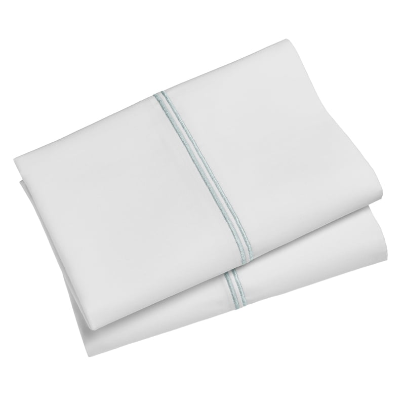 King Bed Sheet Set - Gypsum/SS Duck Egg 4-Piece Pima Cotton, Hotel Style