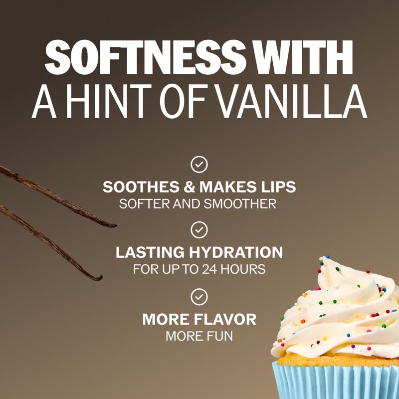 Vanilla Favorites Flavored Lip Balm Variety Pack, 3-Pack Moisturizing Sticks