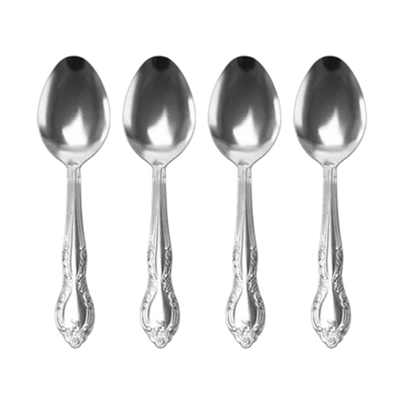 24 Piece Stainless Steel Teaspoon Set - Dishwasher Safe Flatware