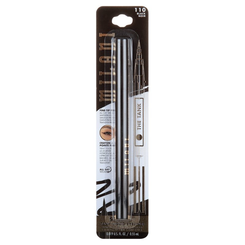 Waterproof Liquid Eyeliner - Precision Felt Tip, Black