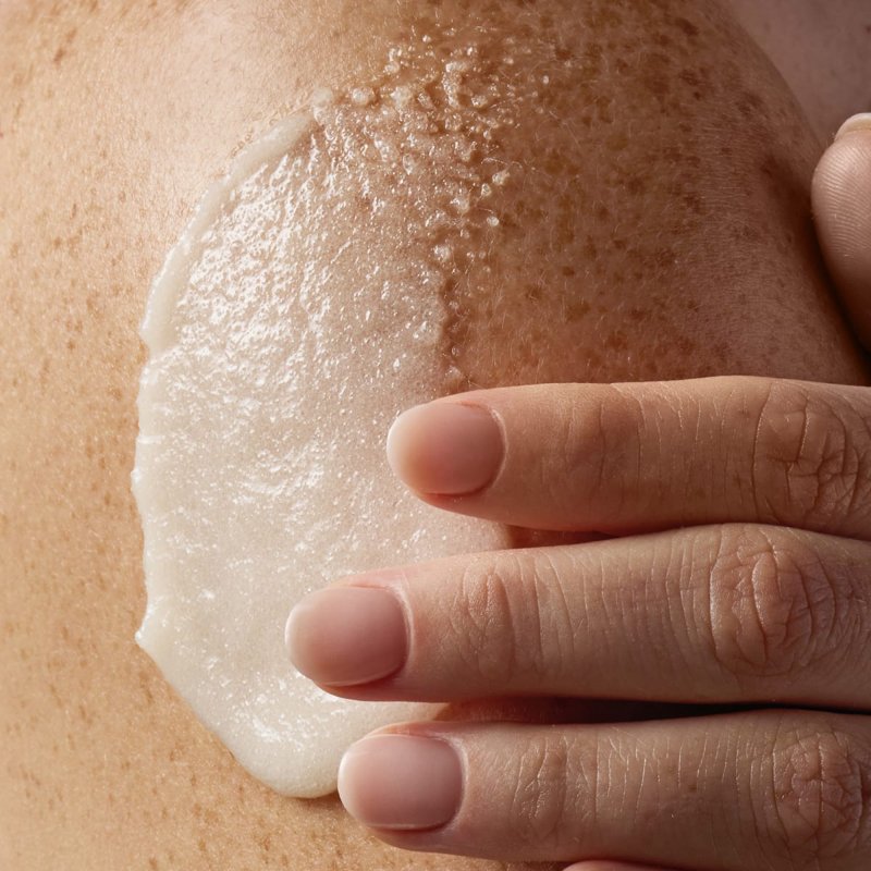 Vanilla Shea Sugar Body Scrub - Moisturizing Exfoliating Travel Size 3.4 oz