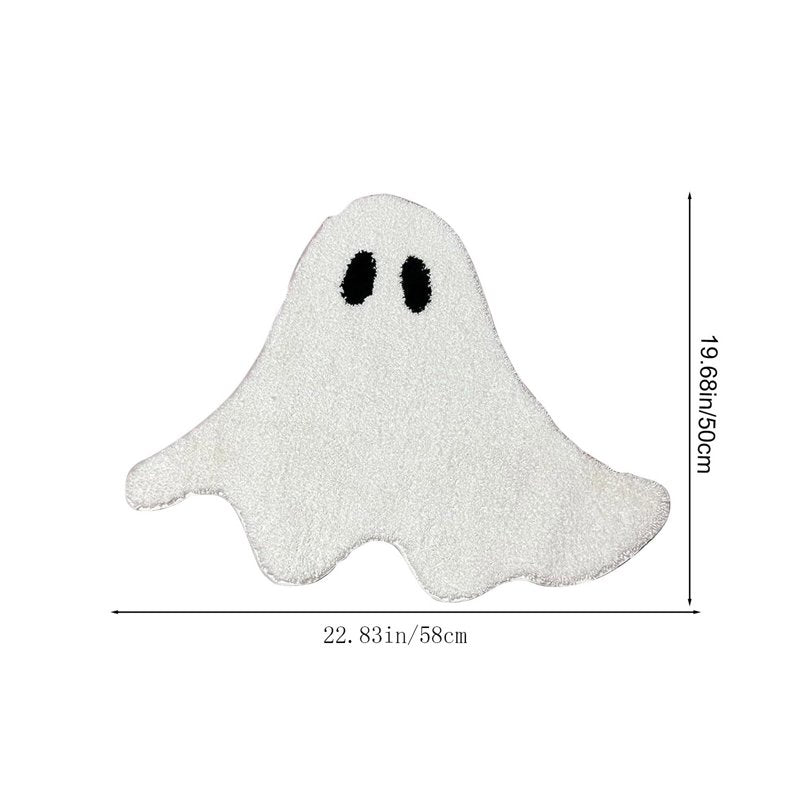 Halloween Ghost Door Mat - Indoor Welcome Rug 15.75x19.69in - Ghost Home Decor - Variation of 55_Ghost Home Decor Mat BC