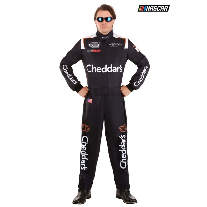 Men's Kyle Busch Cheddars NASCAR Costume - Size L