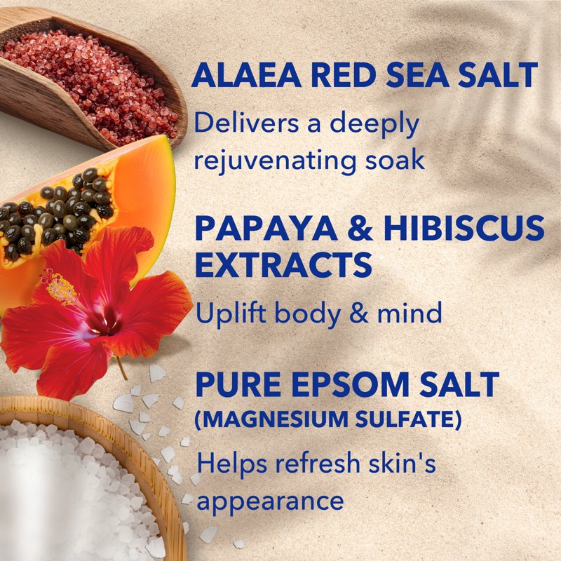 Hawaiian Bliss Body Wash with Epsom Salt, Shea Butter, Aloe & Vitamin E