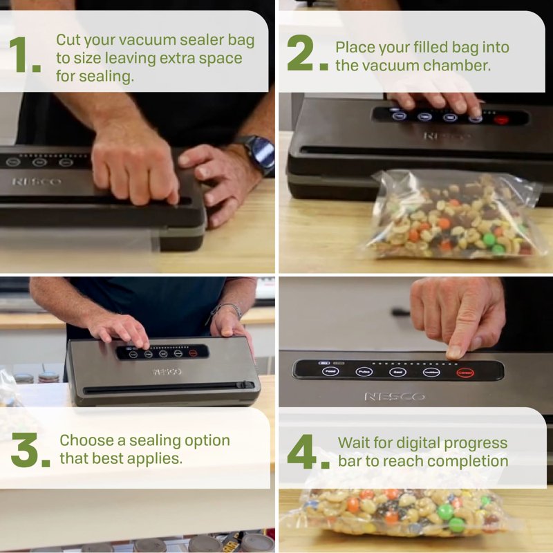 Vacuum Sealer Machine - One-Touch Automatic Food Sealer VS-101S