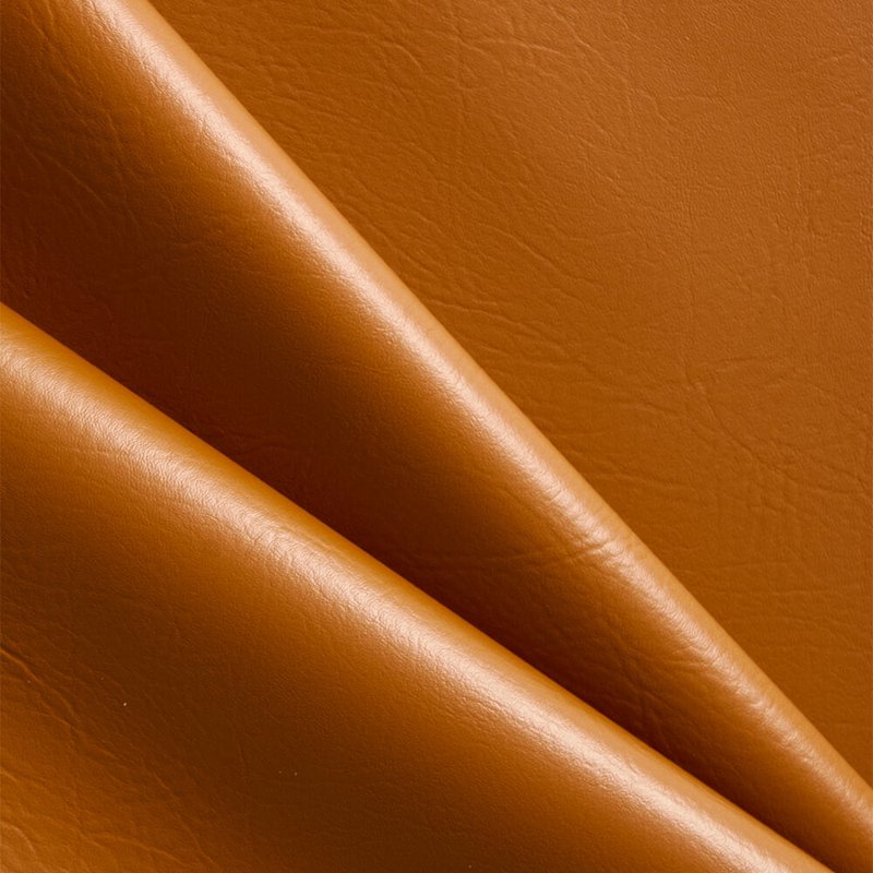 Vinyl Faux Leather Fabric - 54 Inch Caramel Craft Material by the Yard