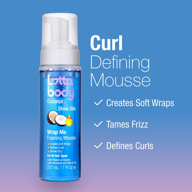 Curl Mousse with Coconut & Shea Oil - Anti Frizz for Curly Hair
