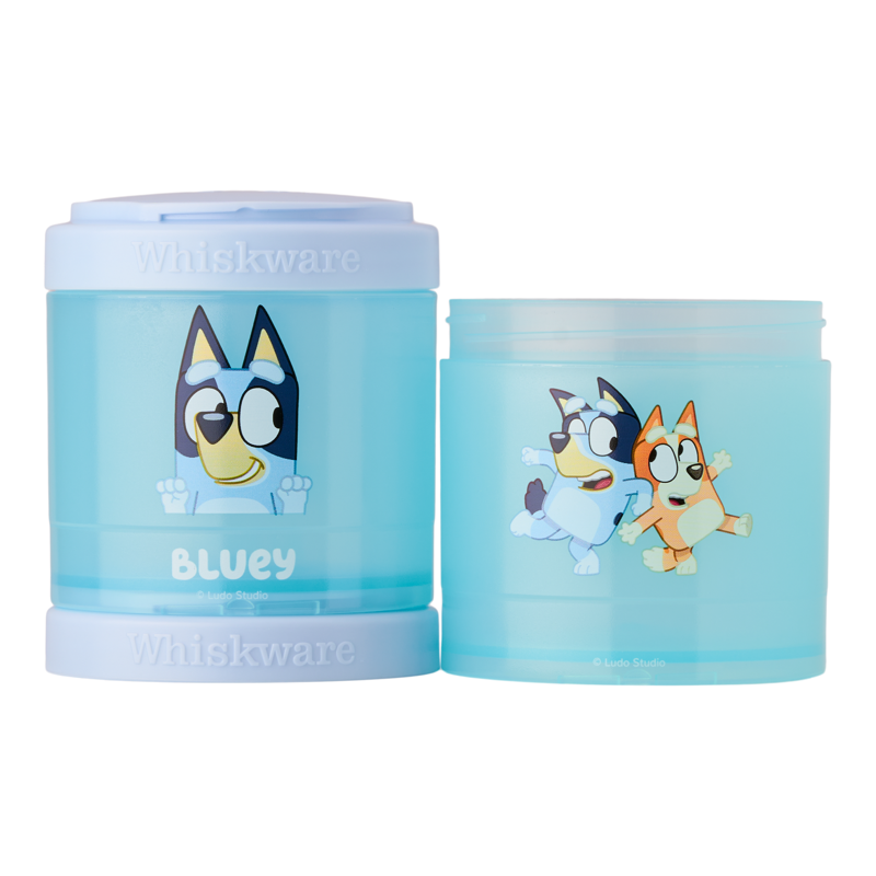Snack Container Set - 2 Jar Stackable Blue