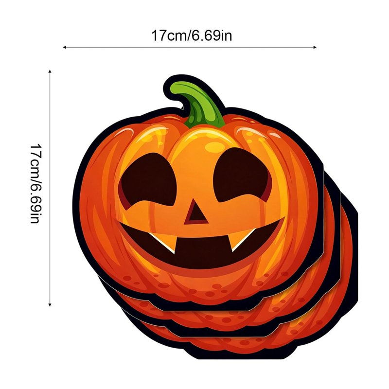 Halloween Pumpkin Disposable Paper Napkins - Orange, 20 Pack, Party Decor