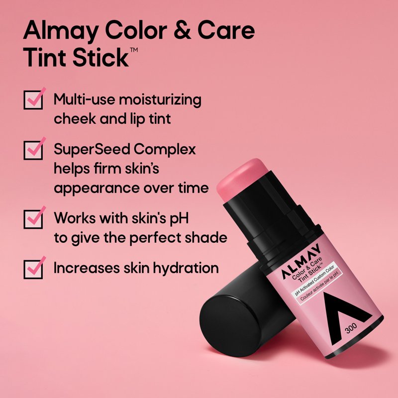 pH-Adjusting Lip & Cheek Tint Stick - Moisturizing Dewy Glow