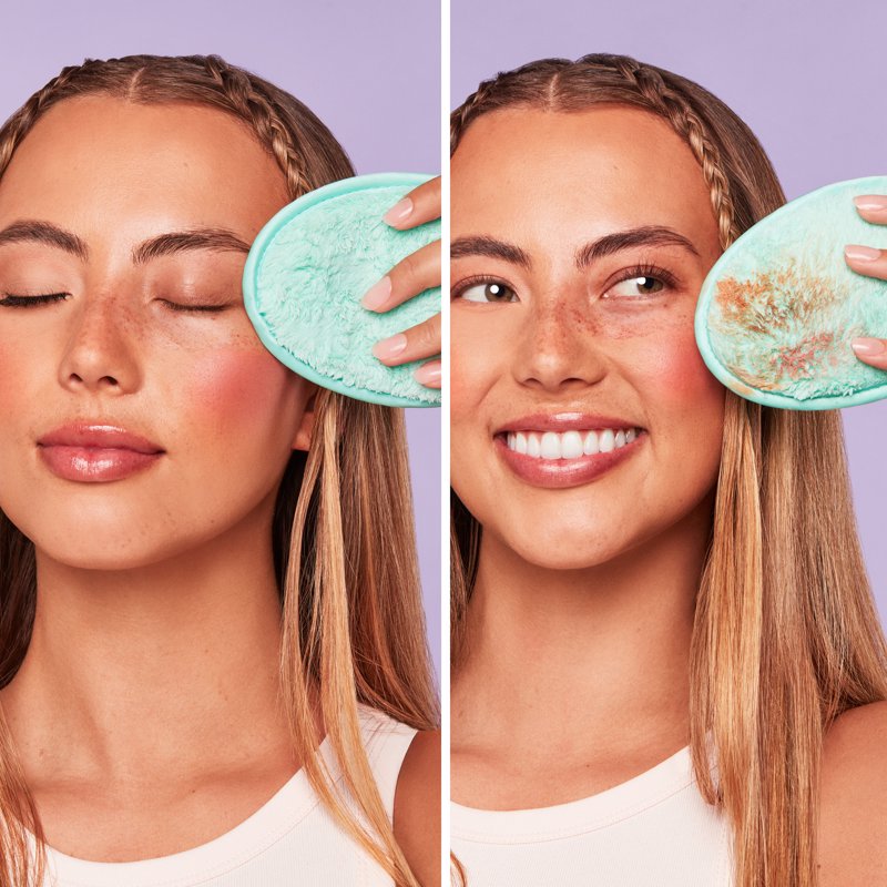 Reusable Microfiber Makeup Remover Pads - Gentle Exfoliating Face Wipes