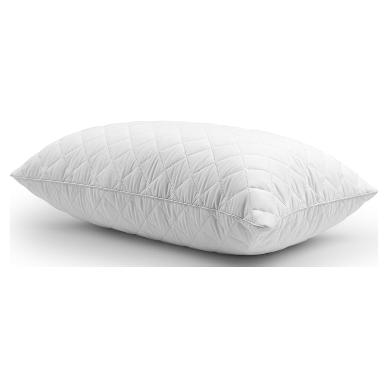 (4 Pack) Memory Foam Cluster Bed Pillows - Standard/Queen Size, Microfiber Cover