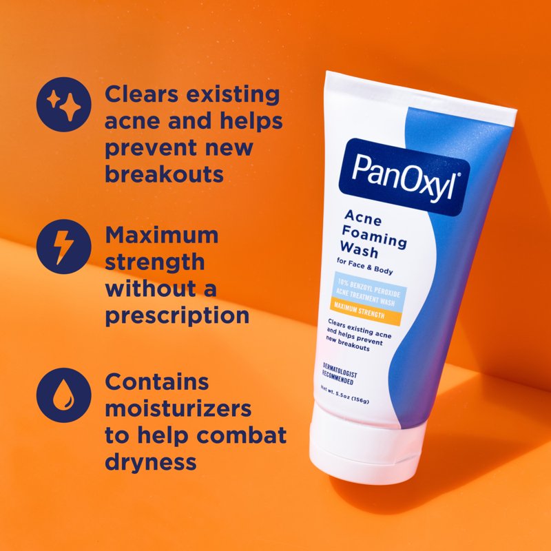 Maximum Strength Acne Foaming Wash with 10% Benzoyl Peroxide - Multipack