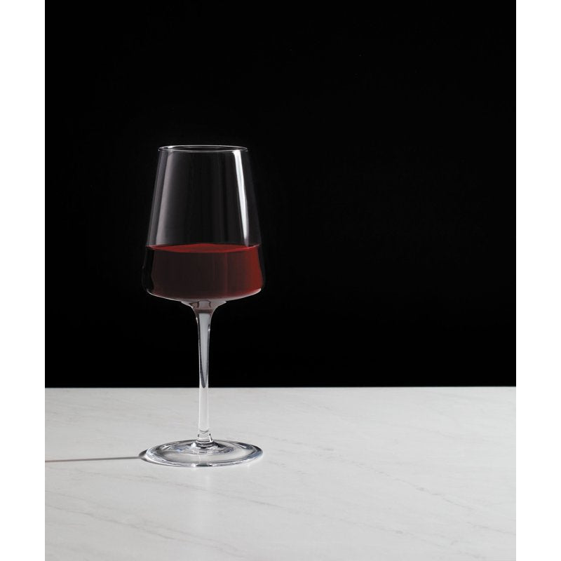 Clear Flared Red Wine Glasses - 17 oz, 4 Pack
