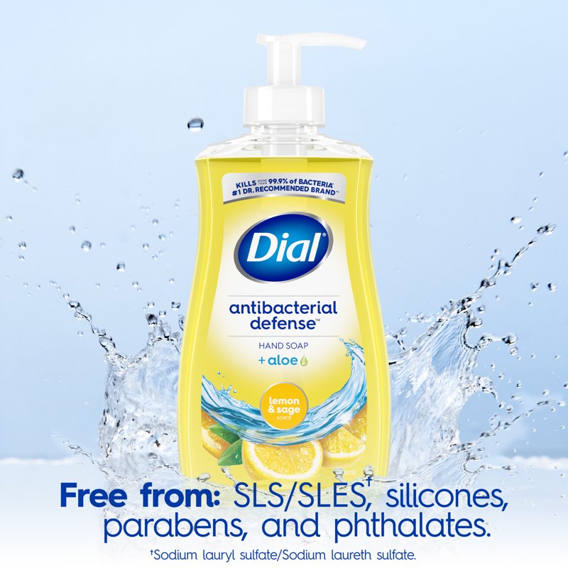Antibacterial Liquid Hand Soap - Lemon & Sage Moisturizing Formula