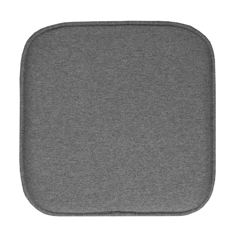Memory Foam Chair Pads 6-Pack - Gray Jacquard Cover