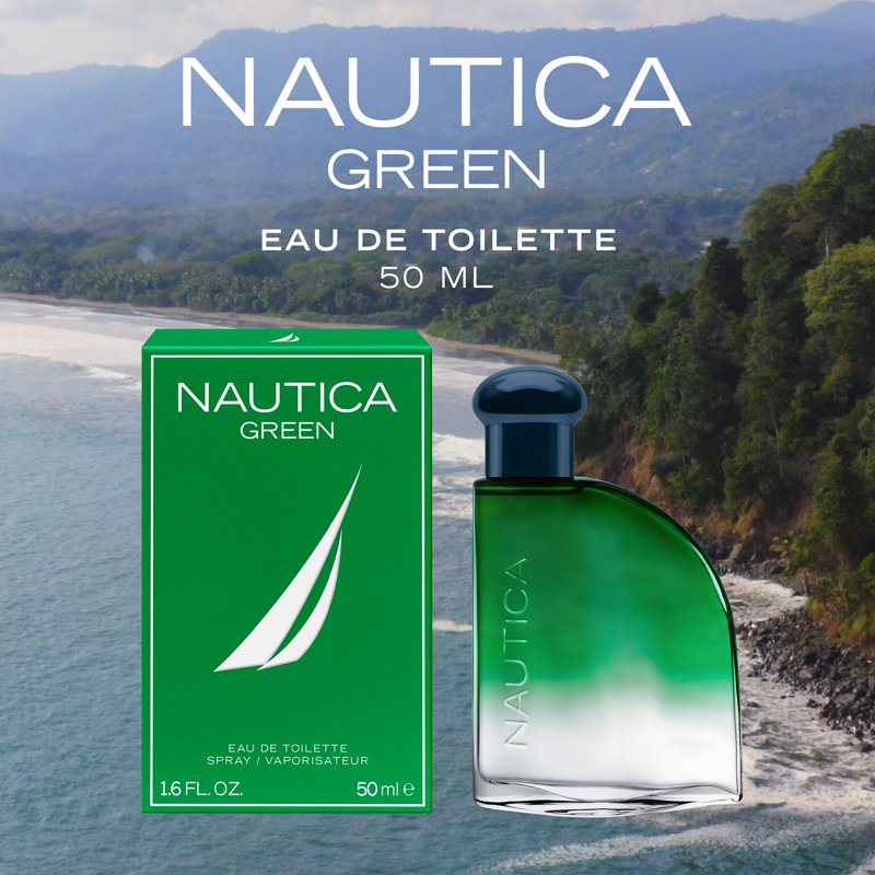 Green Eau de Toilette for Men - Woody Fougere Fragrance, 1.6 oz