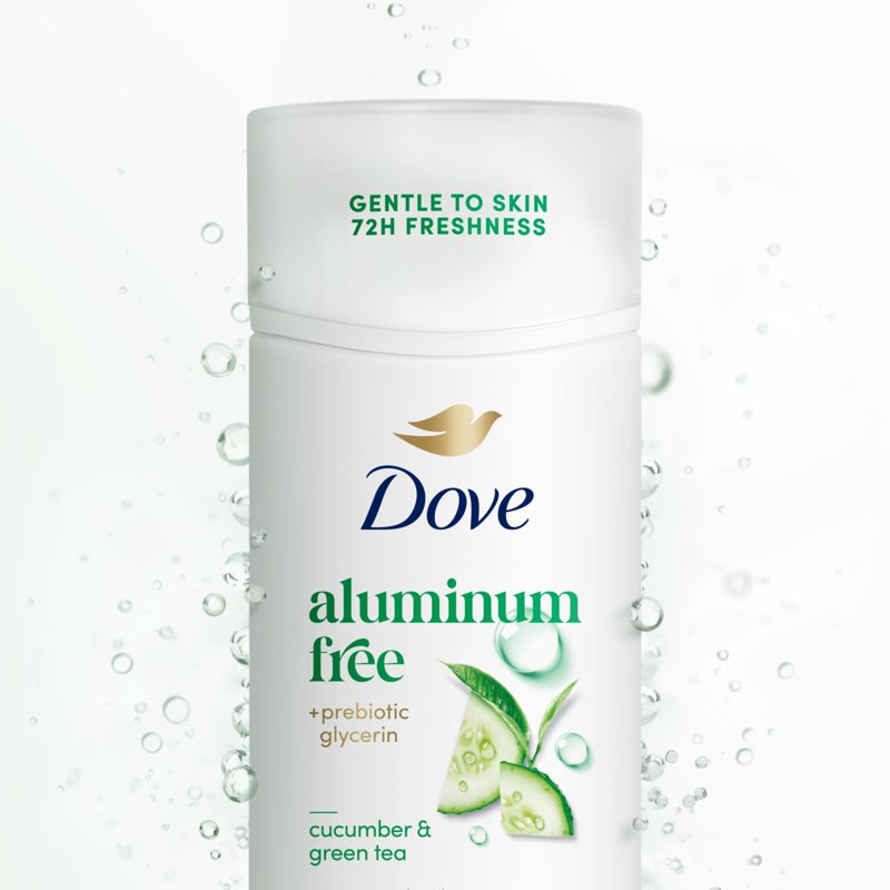 Aluminum-Free Deodorant Stick, Cucumber & Green Tea, 72-Hour Protection, 2 Pack