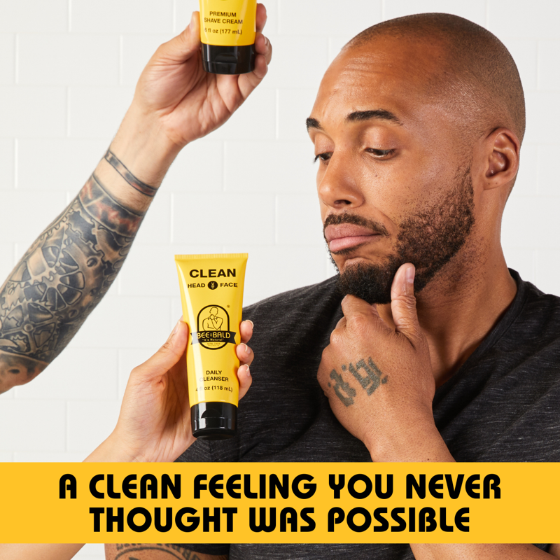 Daily Head & Face Cleanser for Bald Care - 4 fl oz