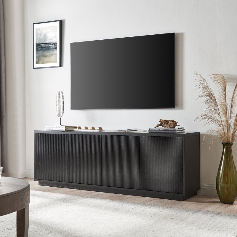 Transitional Rectangular TV Stand for TVs Up to 75" - Multiple Colors