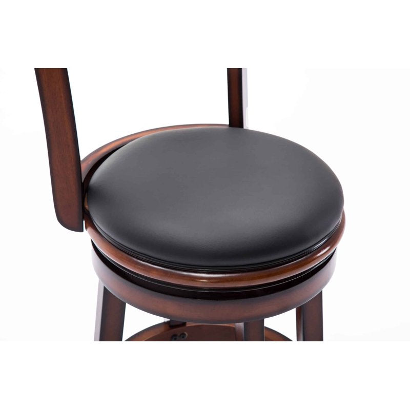 Palmetto Swivel Counter Stool - 24" Brandy Brown & Cognac