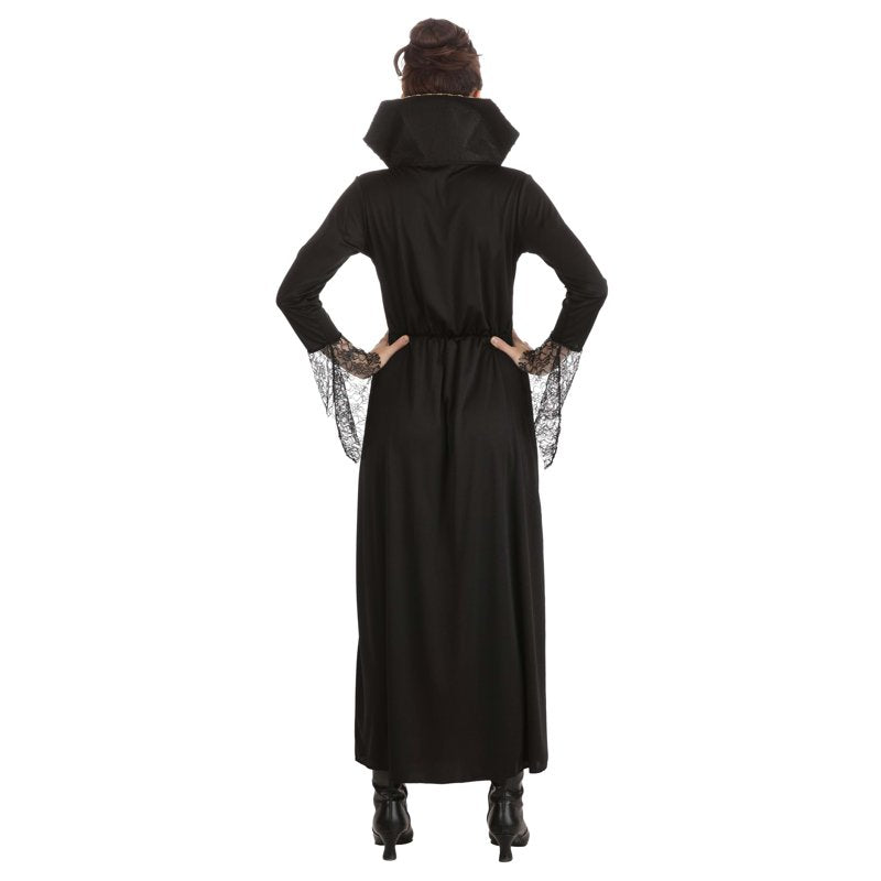 Women's Classic Vampire Costume Large/X-Large - Elegant Nightwear Dress
