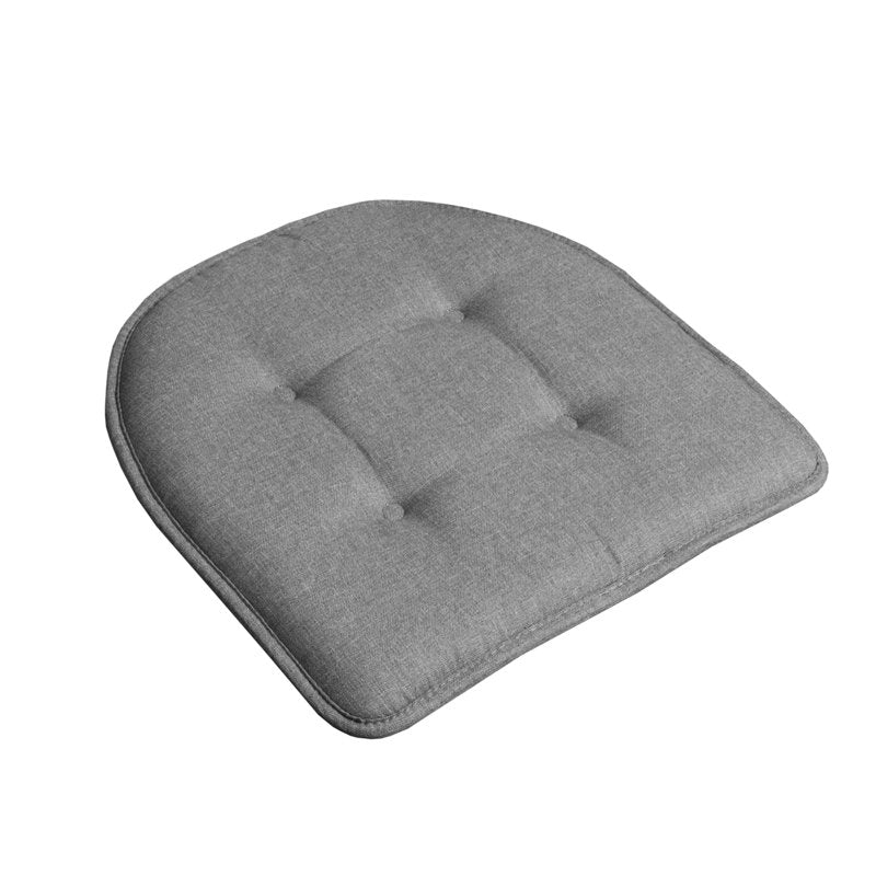 U-Shaped Memory Foam Chair Pad Cushions - 4 Pack, Gray