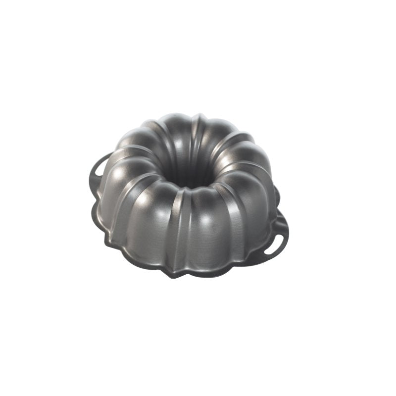 12-Cup Nonstick Aluminum Bundt Cake Pan with Handles