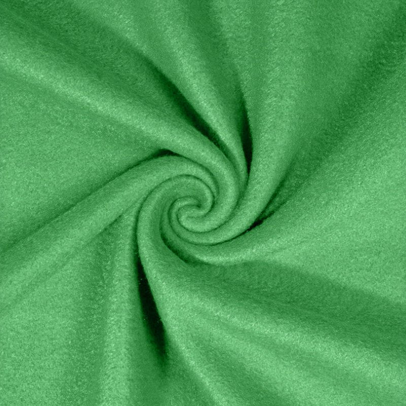 Multicolor 2 Pack Anti-Pill Fleece Fabric - 100% Polyester, 1.5-Yard Precut, Kelly Green