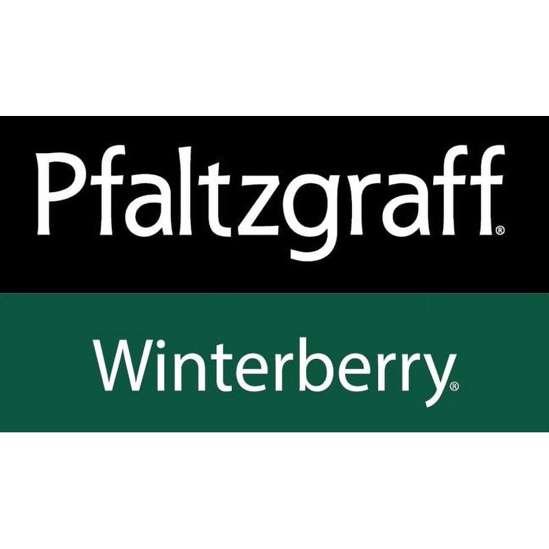 Winterberry Handpainted Cooler Glass Set - 20 oz, Set of 4