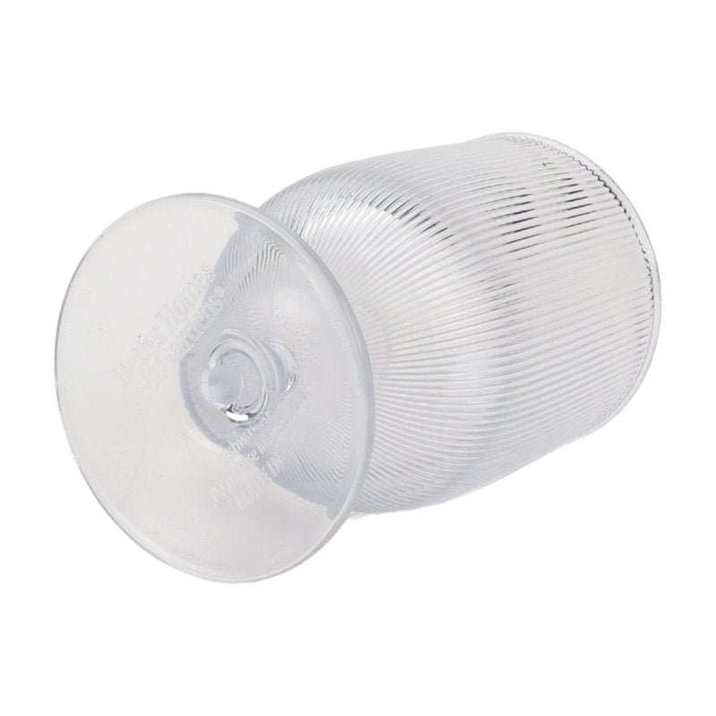 4-Piece Clear Ribbed Tritan Goblet Set - Clear
