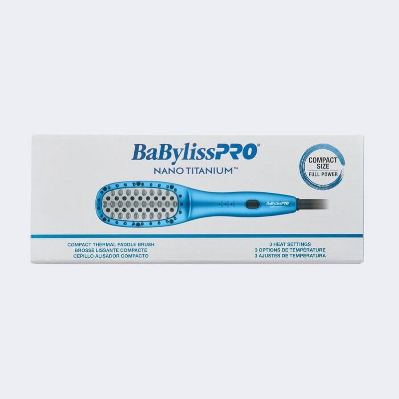 Nano Titanium Compact Thermal Paddle Brush - Single Pack