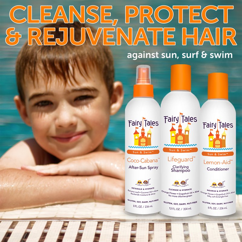 Sun and Swim Kids Hair Conditioner, Chlorine Removing Formula, 8 fl oz