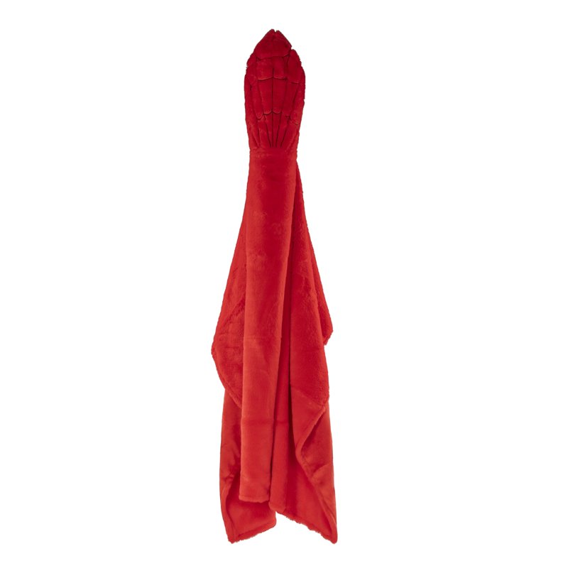 Kids Spider-Man Hooded Throw Blanket - Soft Faux Fur, Red, 54x40 inches