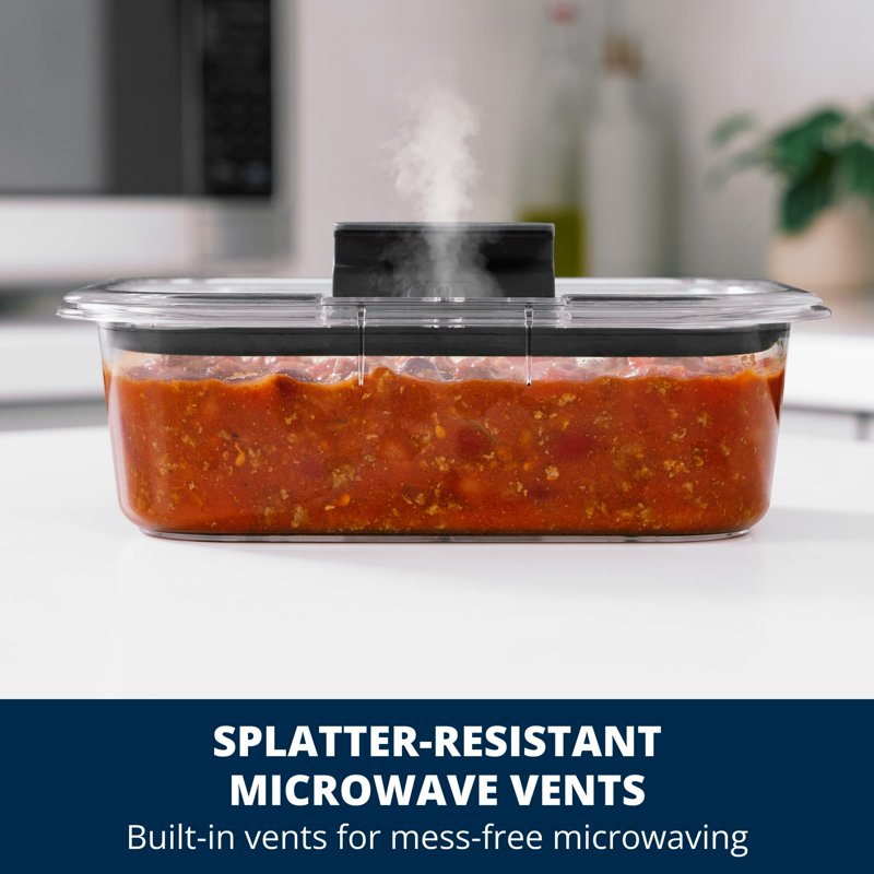 20-Piece Food Storage Container Set - Clear BPA-Free Tritan
