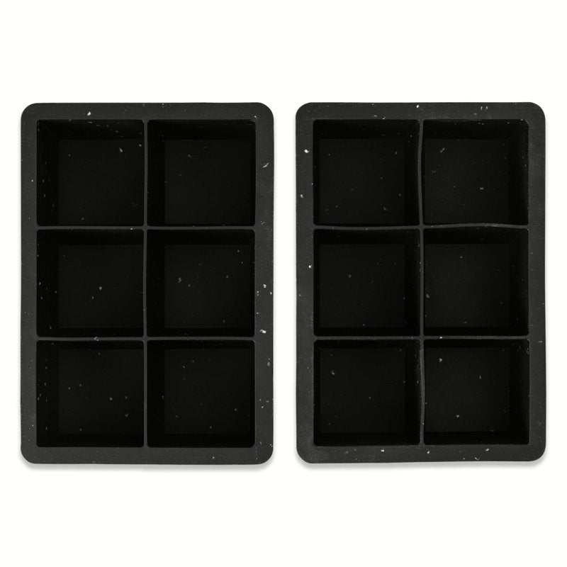 Silicone Ice Cube Trays - 6 Pack, Set of 2