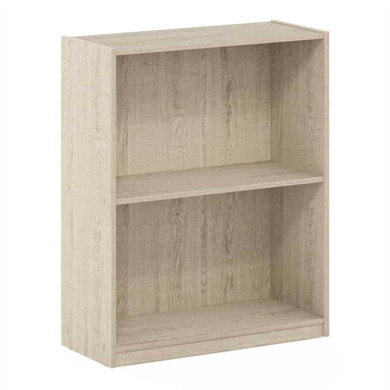 2-Tier Open Shelf Bookcase - Metropolitan Pine Finish