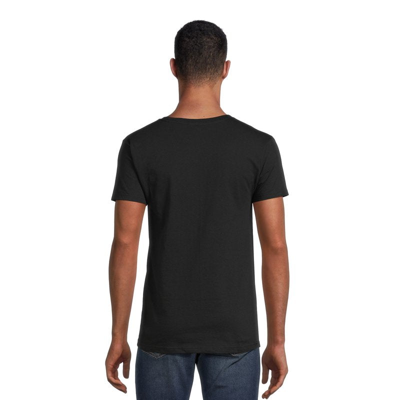 Superman Men's Graphic T-Shirt - Tonal Superman Logo, Black, 2XL