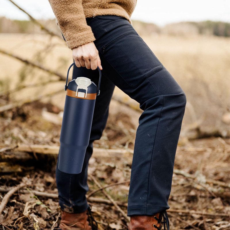 30oz Stainless Steel Insulated Tumbler with Dual Lid - Blue Cove