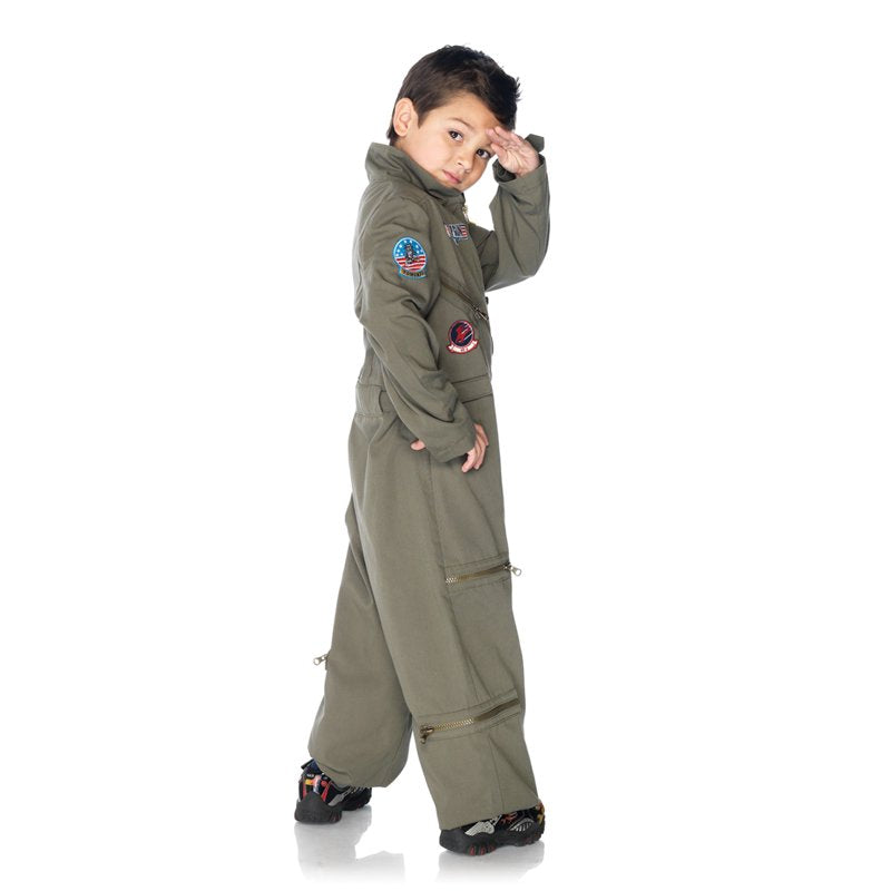 Toddler Boy Halloween Top Gun Flight Suit Costume XS - Leg Avenue