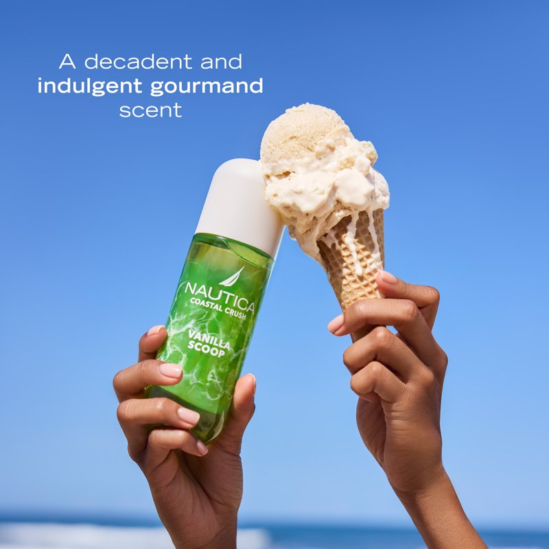 Coastal Crush Vanilla Scoop Body & Hair Mist - Gourmand Fragrance, 8oz