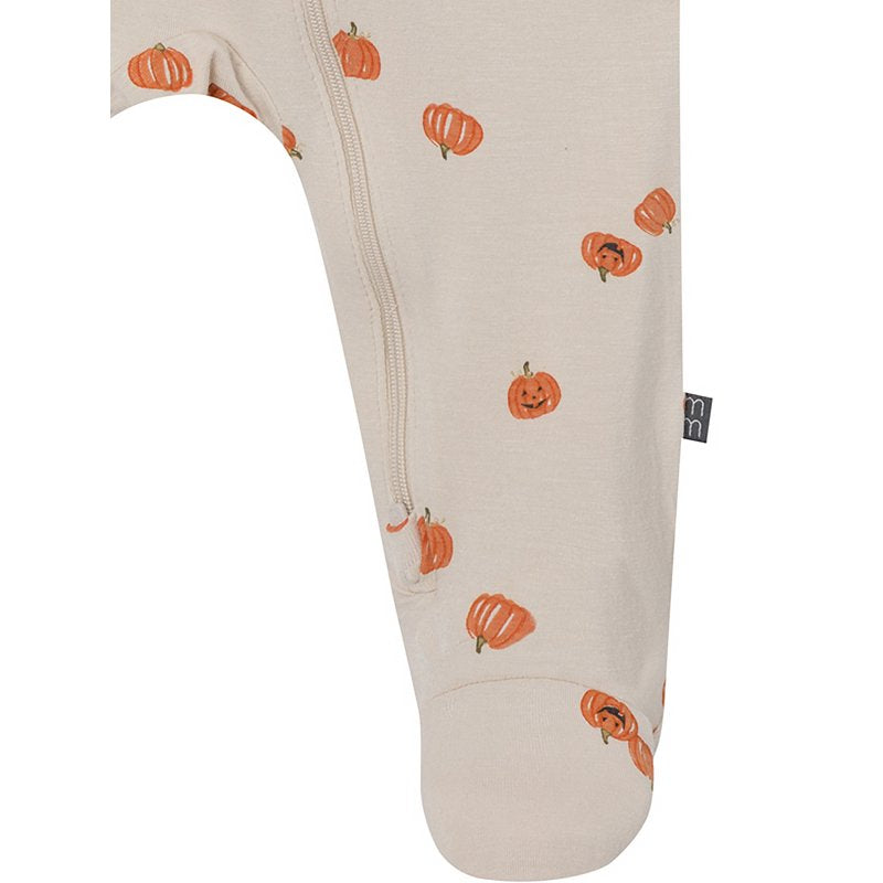 Oatmilk Pumpkins Baby Sleep and Play Footed Pajama - 0-3 Months Variation
