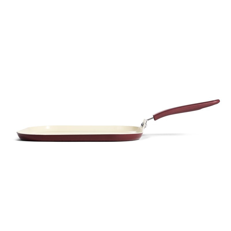 11-Inch Ceramic Nonstick Square Griddle - Easy Cleanup