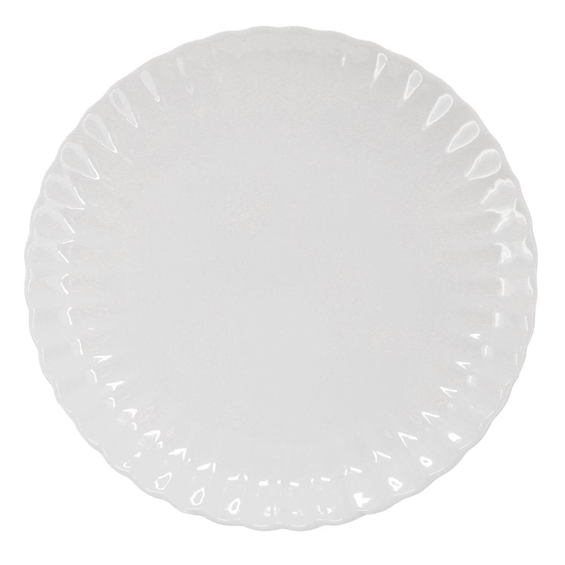 16-Piece Scalloped Porcelain Dinnerware Set - Jane
