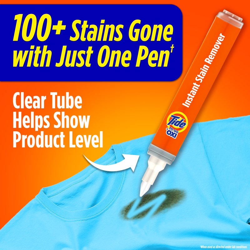 Instant Laundry Stain Remover Pen - Portable Fabric Spot Cleaner