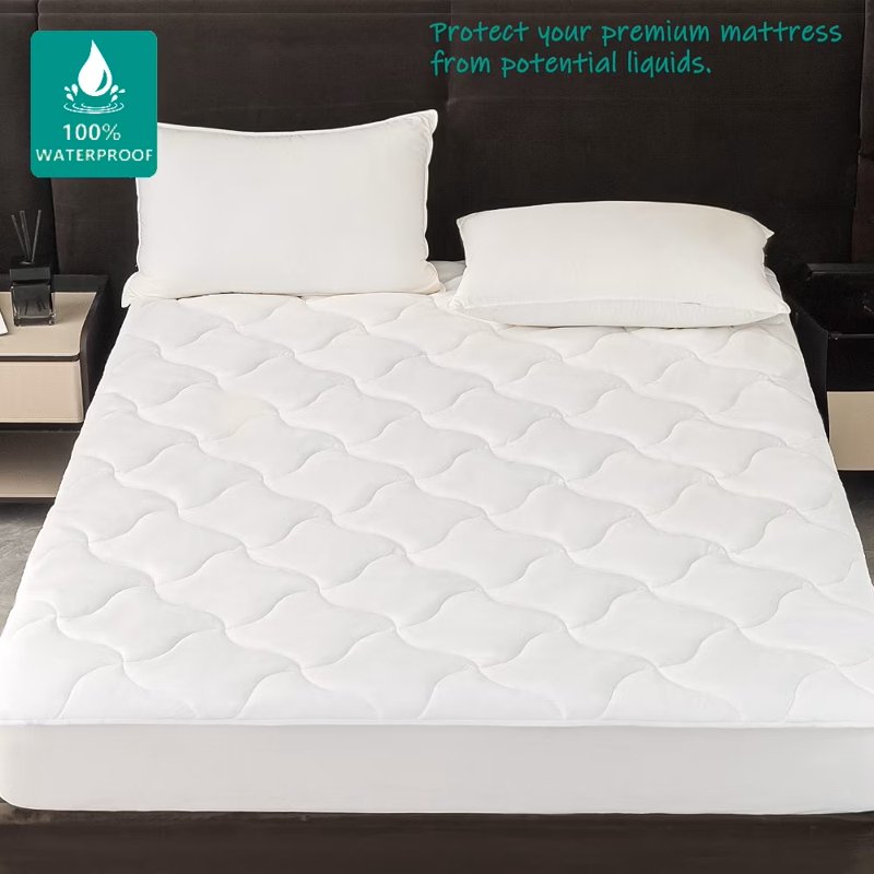 Mainstays Extra Thick Waterproof Mattress Pad - King White