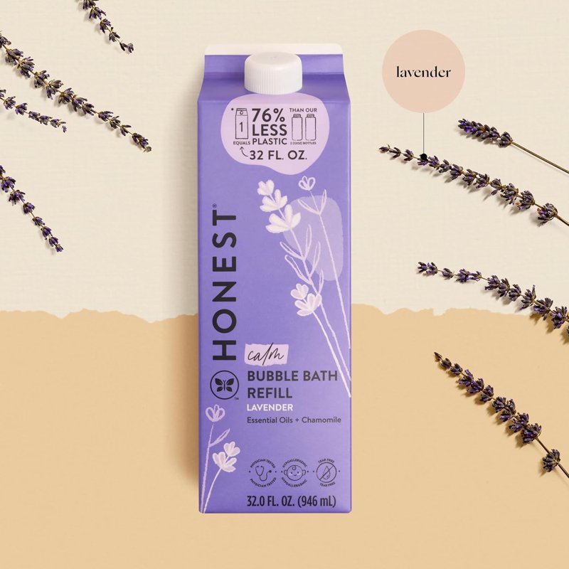 Bubble Bath Refill - Lavender Scent, 32 fl oz Carton