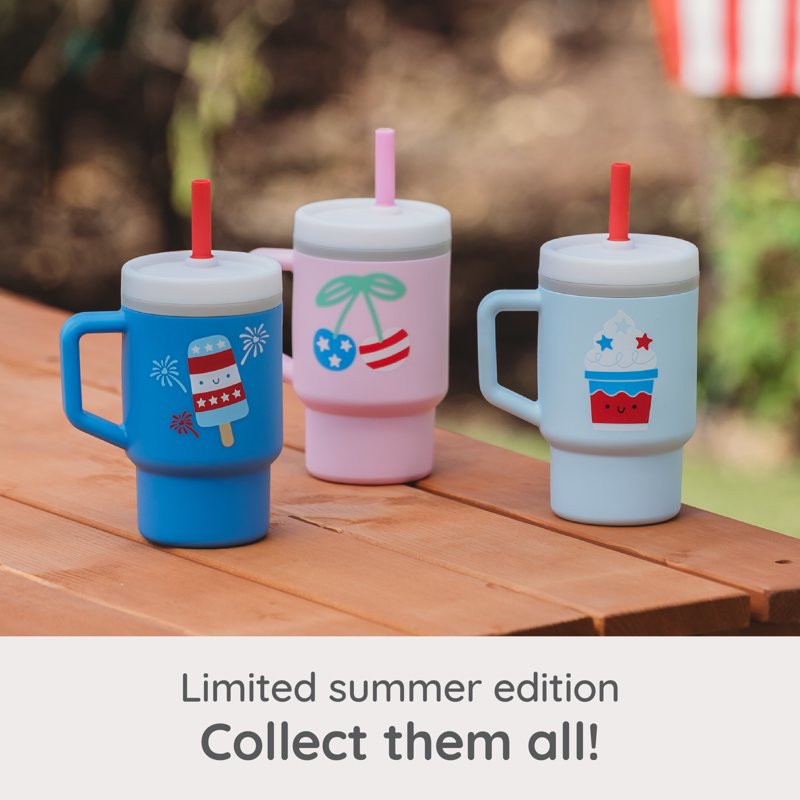 My 1st Tumbler Toddler Training Cup with Straw - Cherry