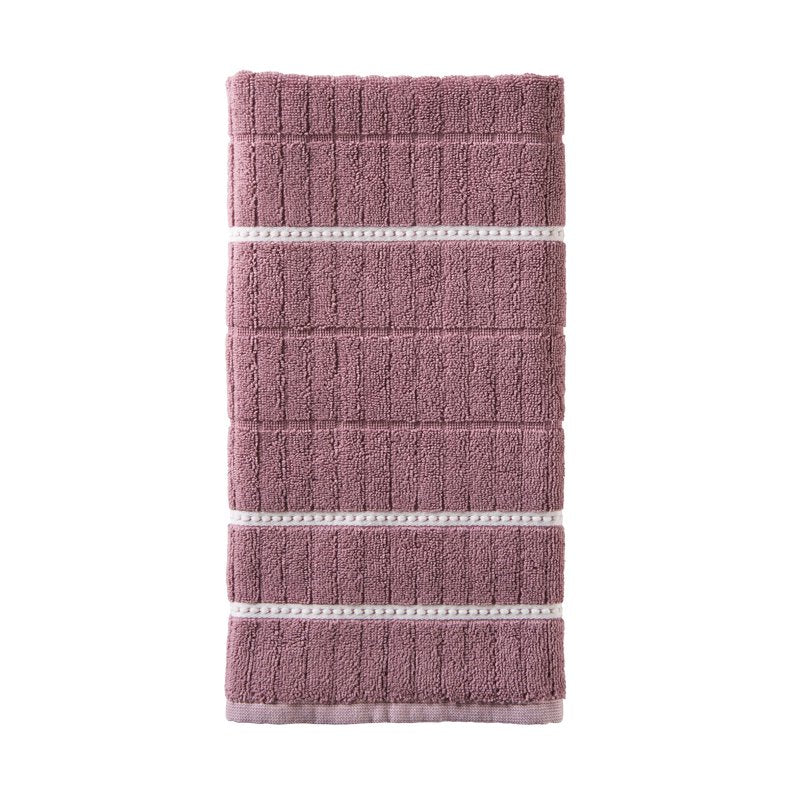Better Homes & Gardens 4-Piece Textured Cotton Bath Towel Set - Violet Gem