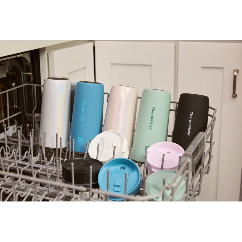 Insulated Stainless Steel Coffee Travel Mug - 16 oz Shaded Teal